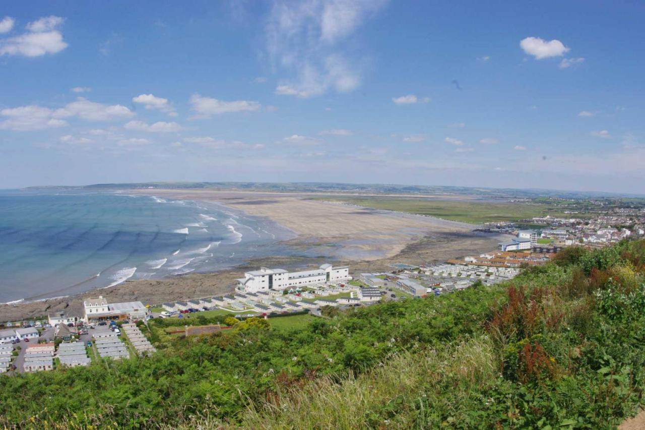 Deluxe Lundy View Villa With Sea Views Westward Ho!  Bagian luar foto