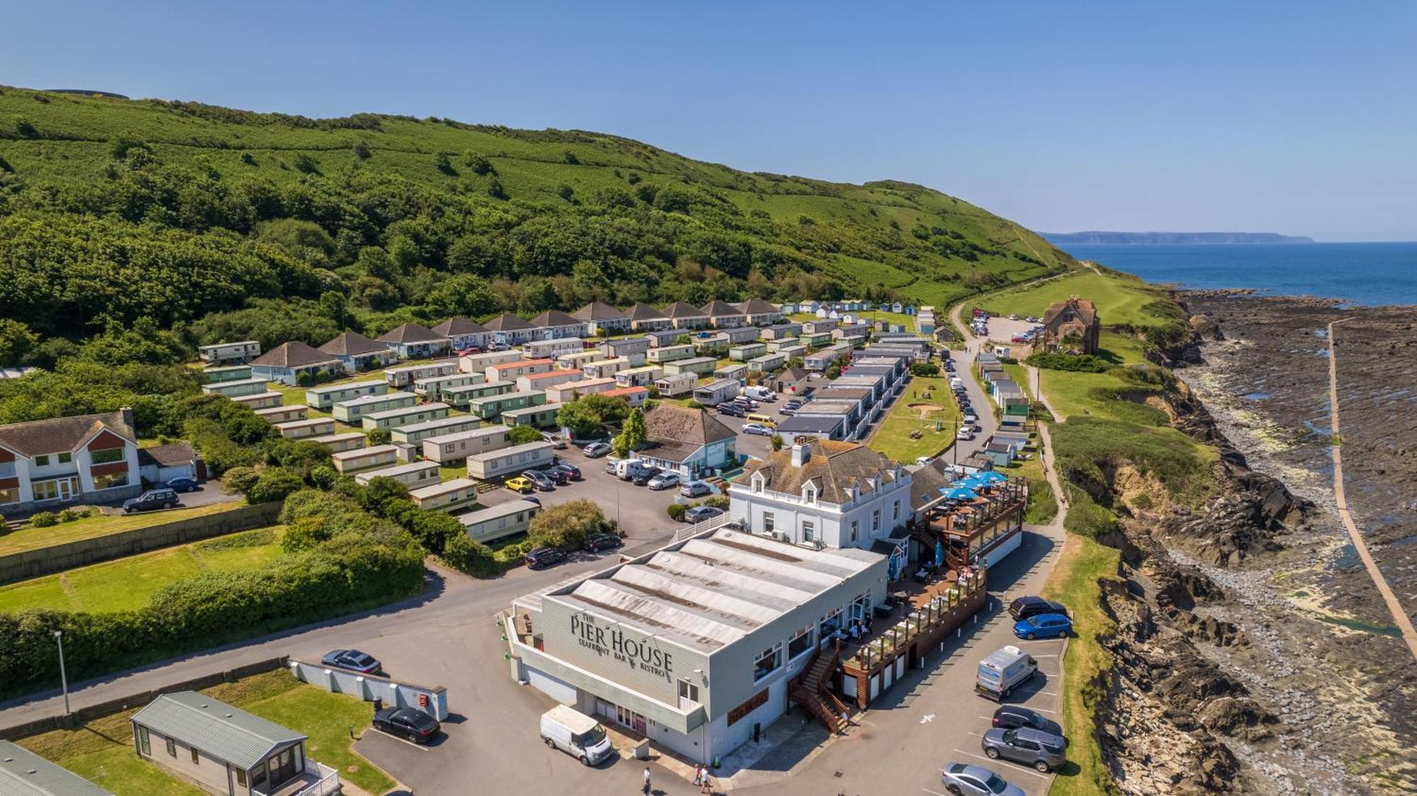 Deluxe Lundy View Villa With Sea Views Westward Ho!  Bagian luar foto