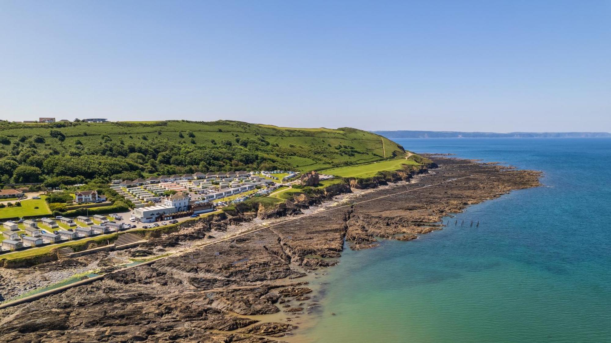 Deluxe Lundy View Villa With Sea Views Westward Ho!  Bagian luar foto